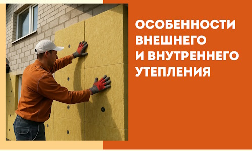 Какие особенности внешнего и внутреннего утепления в Мценске