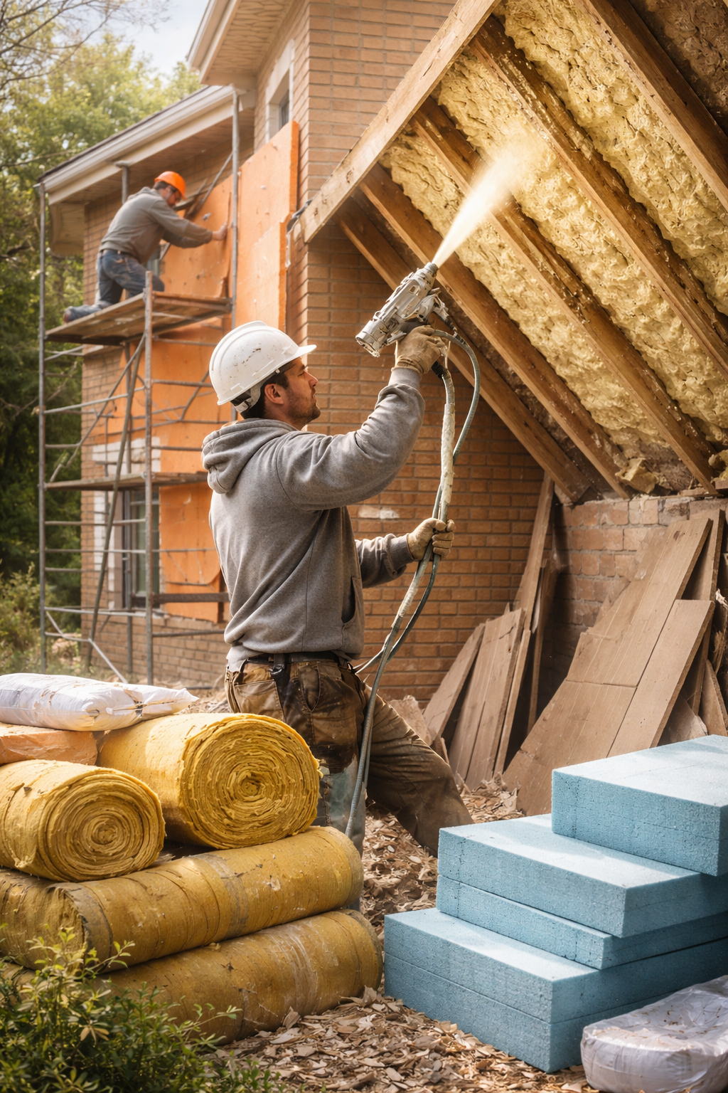 Утепление домов в Мценске под ключ от 4253 руб/м2 | Профессионально — ТепломастерМцн