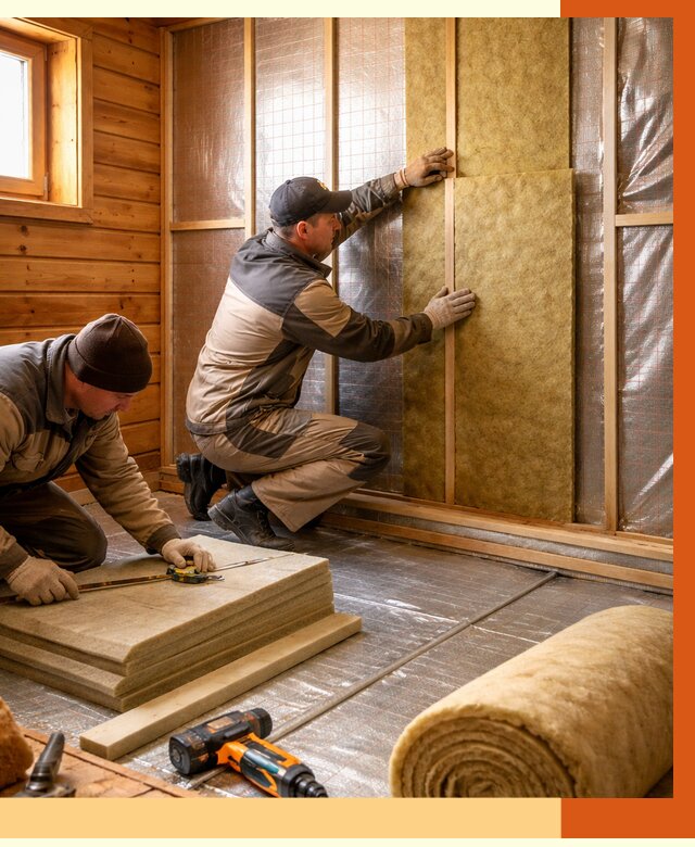 Утепление бани изнутри в Мценске под ключ от 4253 руб./м² | ТепломастерМцн