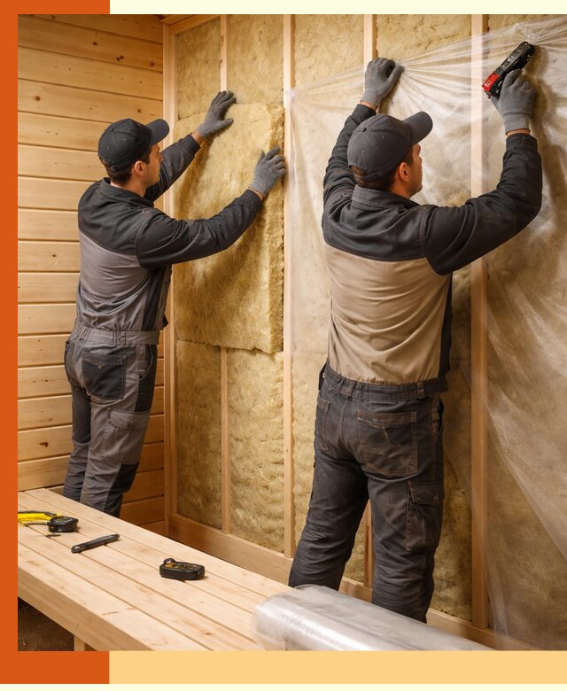 Профессиональное утепление сауны в Мценске с гарантиями качества